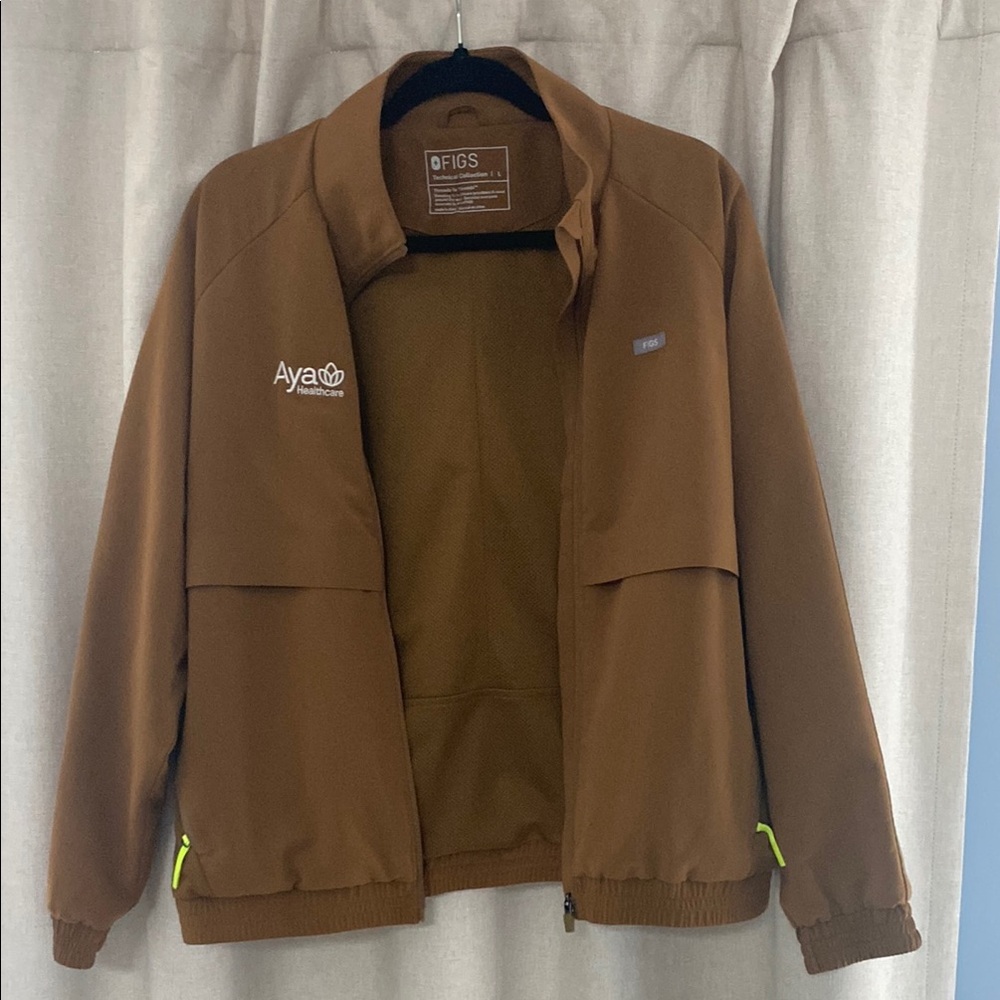Figs Brown Lightweight Jacket